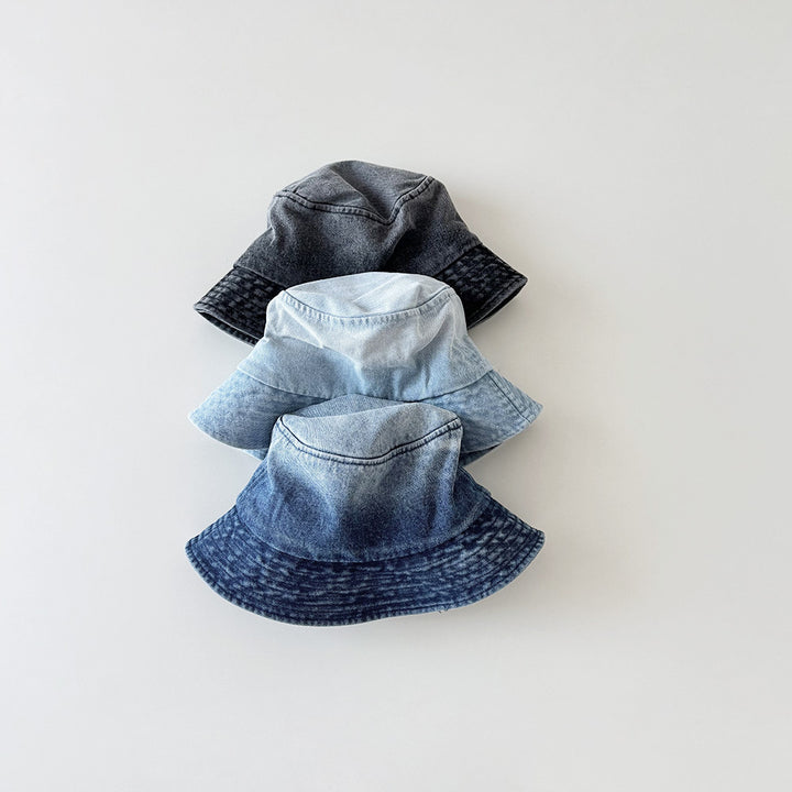 【48-51cm】シンプルデニムバケットハット