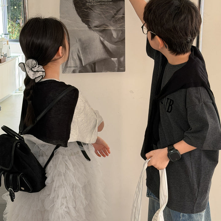 【100-150】ショールデザインTシャツ