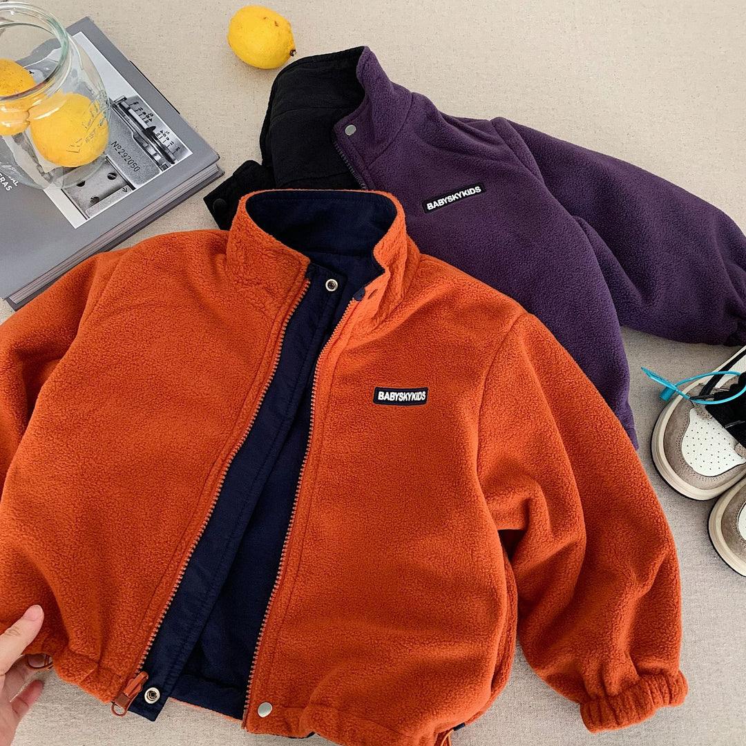 【90-140】リバーシブルブルゾン