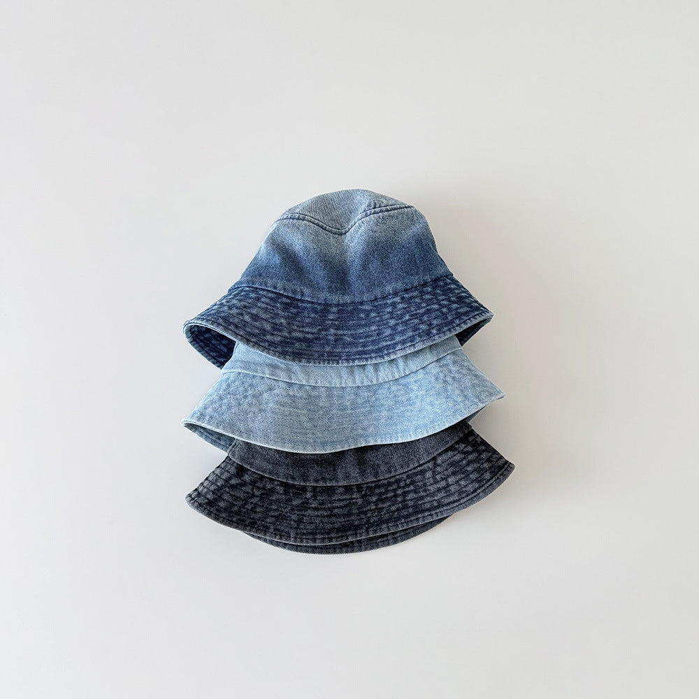 【48-51cm】シンプルデニムバケットハット