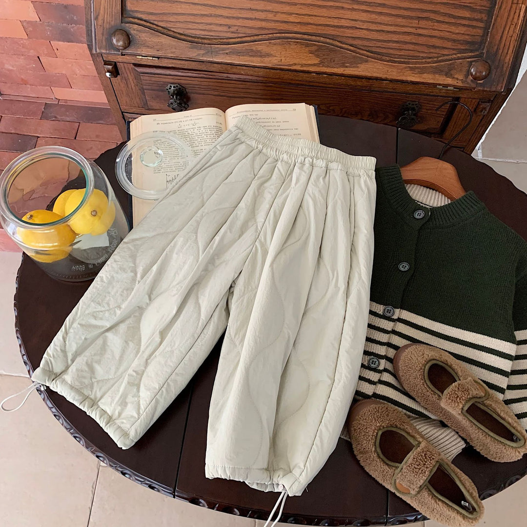 【90-140】ドロストキルティングパンツ