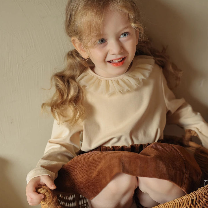 【110-150】ウエストギャザーコーデュロイスカート