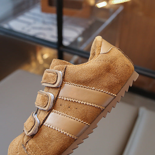 【14.5-20.5】ラインデザインベルクロスニーカー