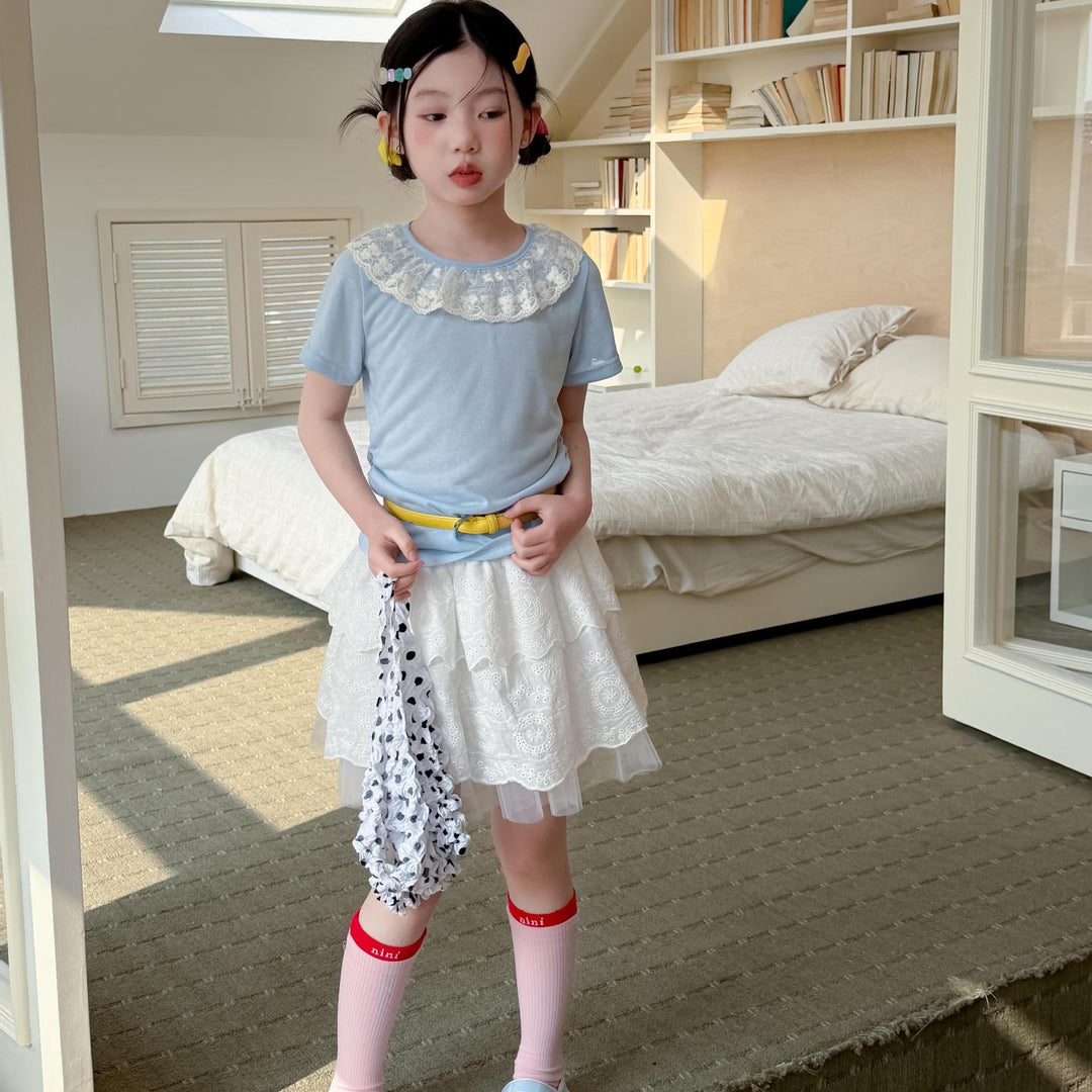 【100-150】レースティアードスカート