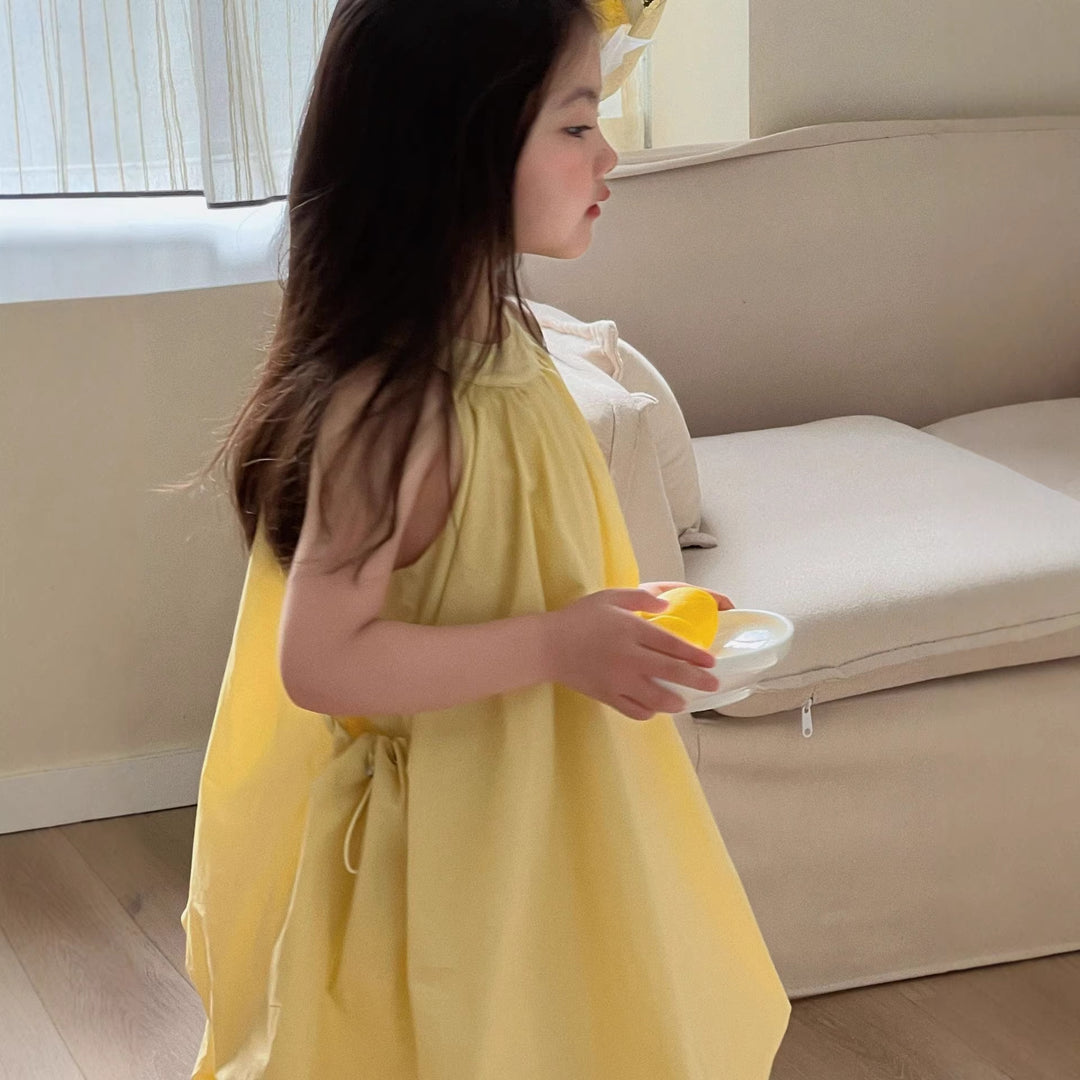 【90-150】ドロストデザインバルーンワンピース