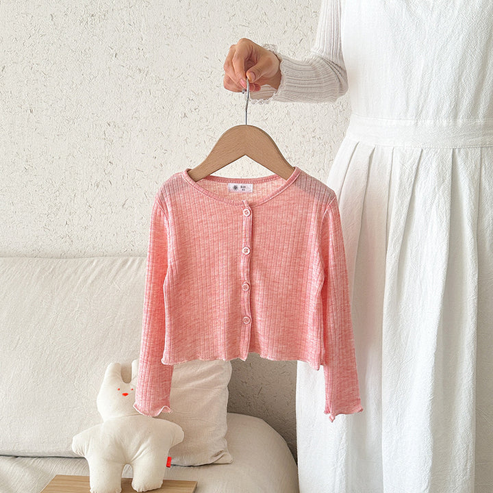 【90-140】シンプルサマーカーディガン