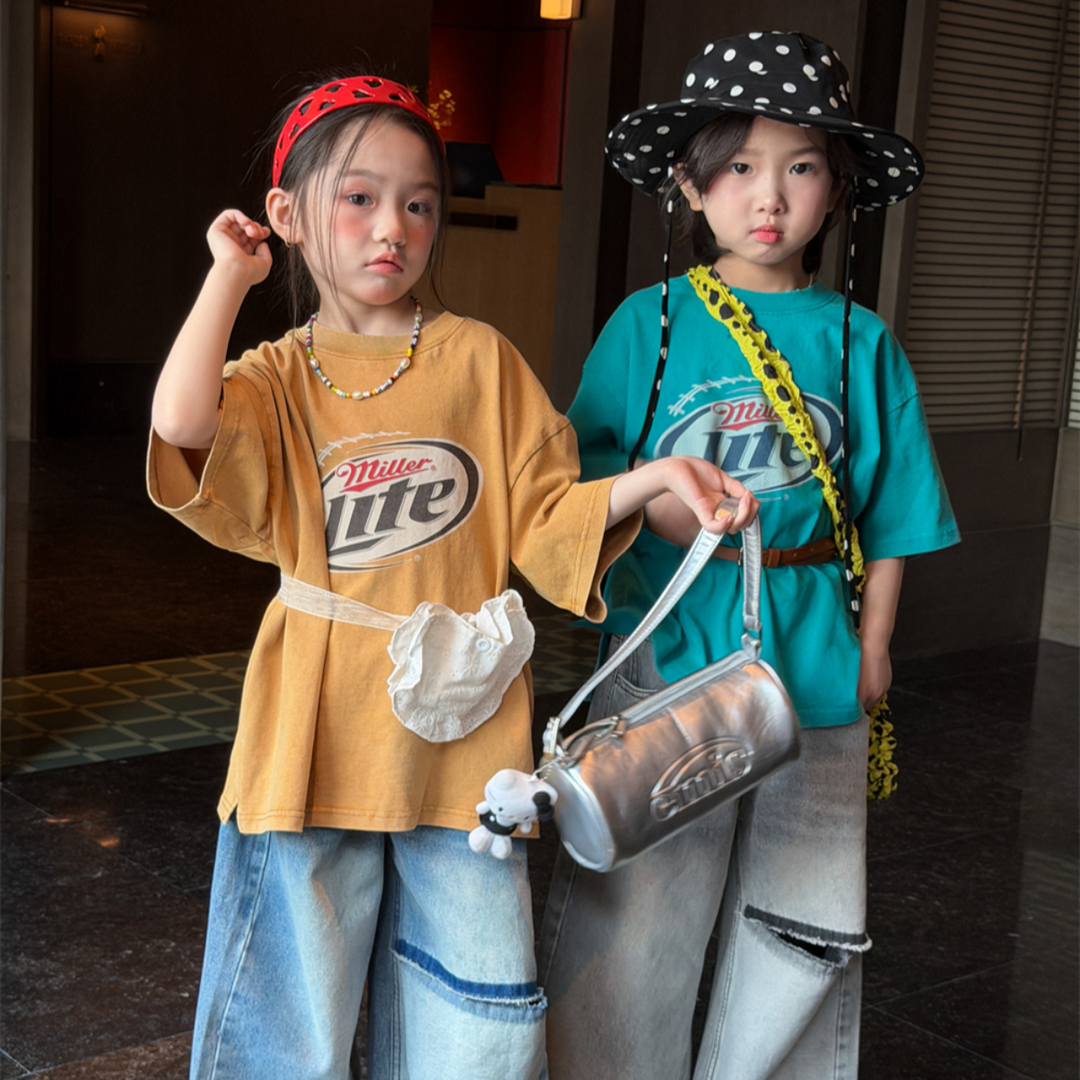 【90-150】オーバーサイズカジュアルTシャツ