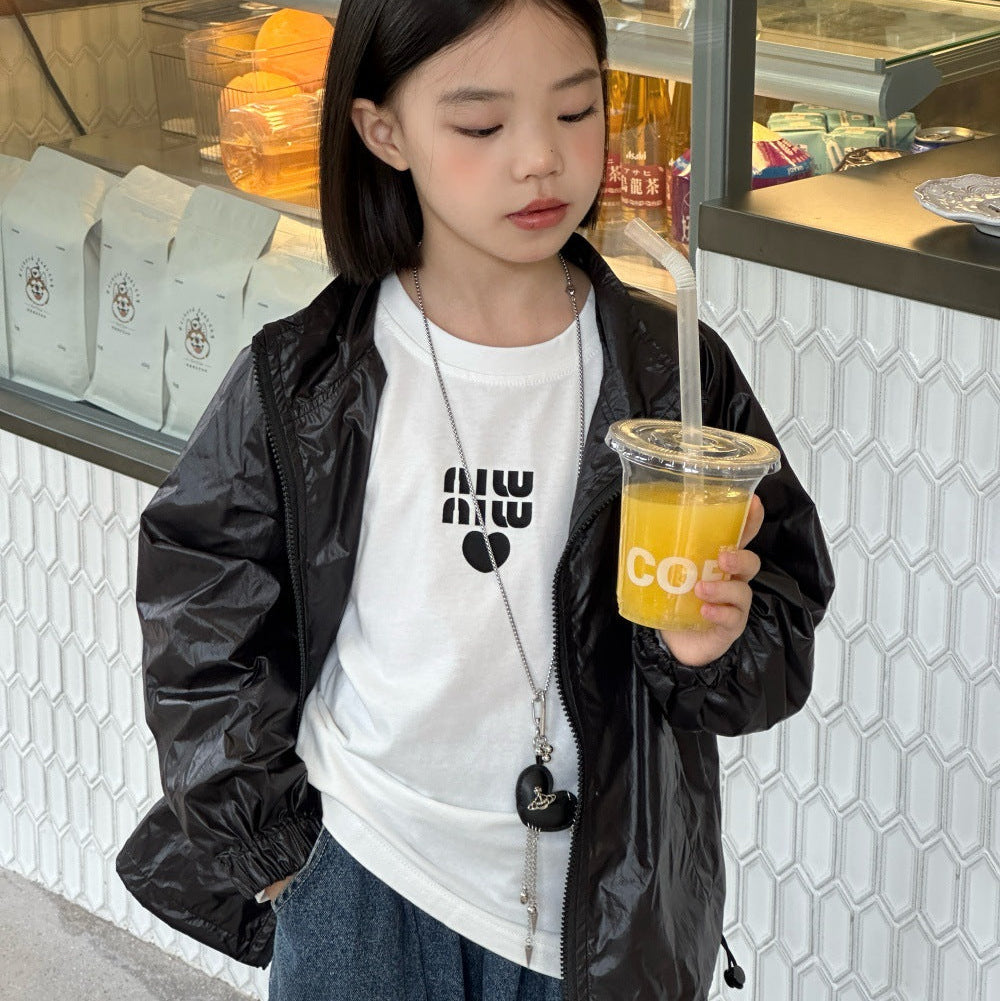 【100-150】フルジップバックロゴアウター