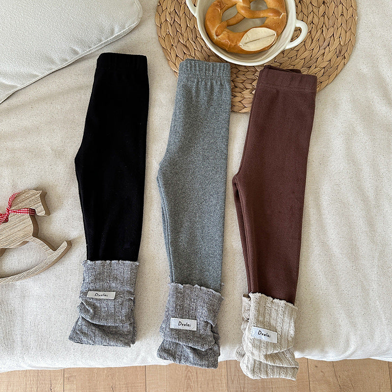 【90-150】レッグウォーマー風レギンス