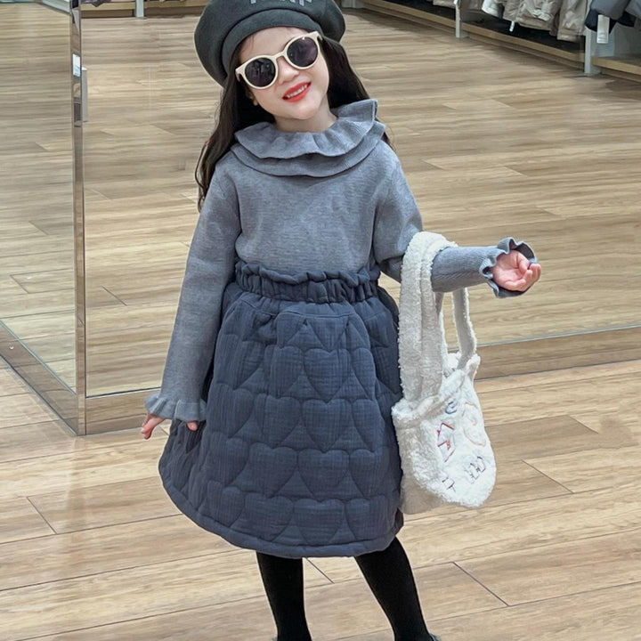 【90-120】ラッフルカラーフリルトップス