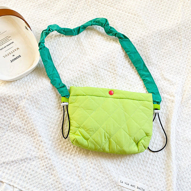カラフルショルダーキルティングバッグ