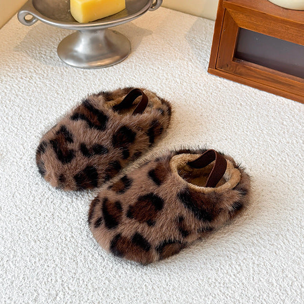 【14.5-21.5】レオパード柄サンダル