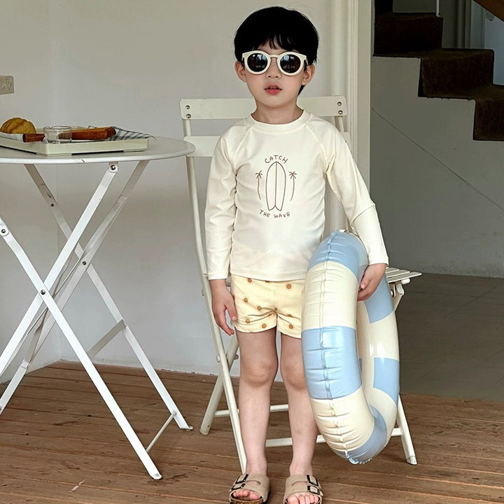 【85-135】ロングスリーブセパレートスイムウェア