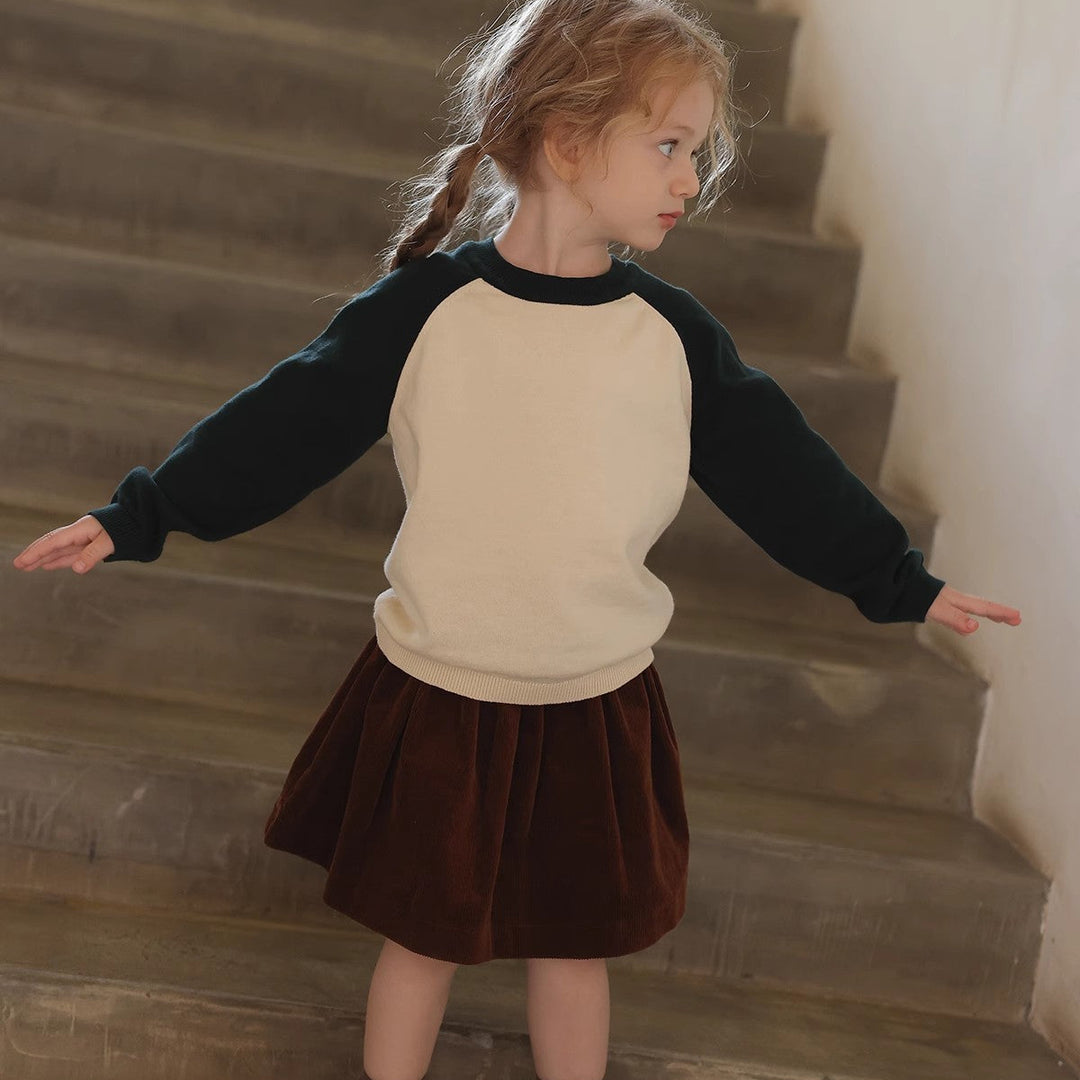 【110-150】ウエストギャザーコーデュロイスカート