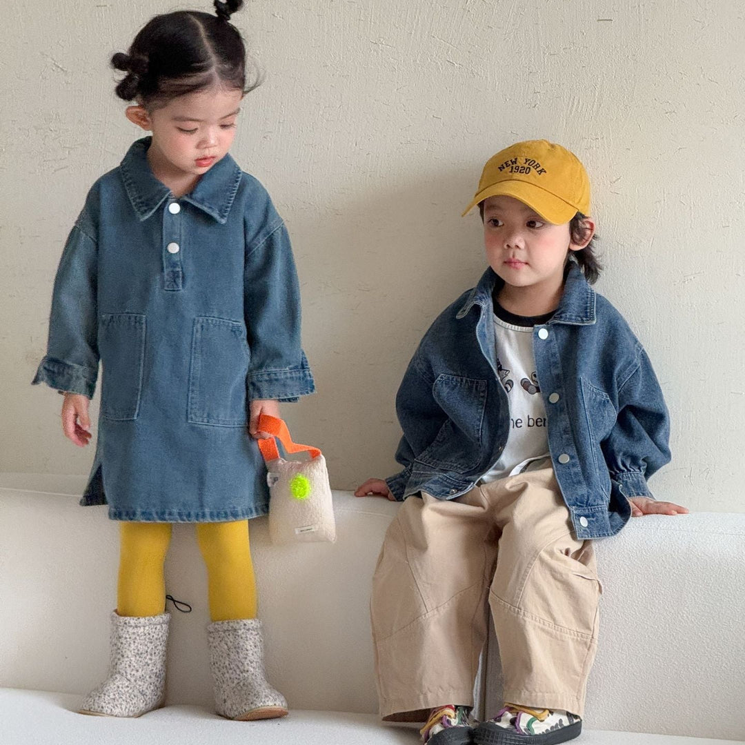 【80-150】シンプルデニムジャケット