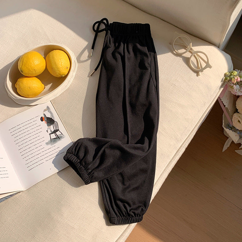 【90-150】ウエストリボンジョガーパンツ