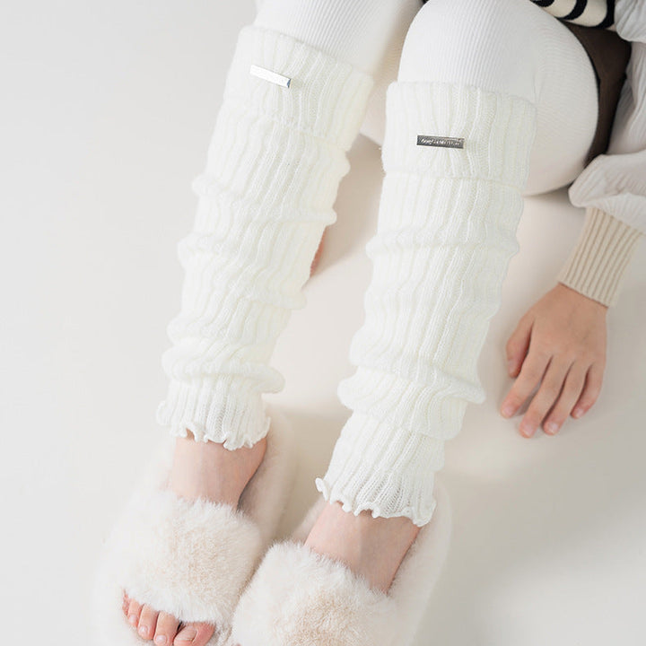 【100-155】リブレッグウォーマー付きレギンス