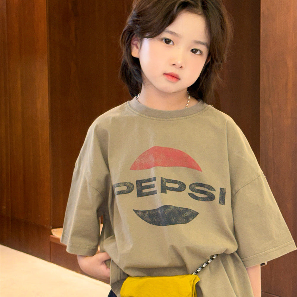 【90-150】フロントデザインTシャツ