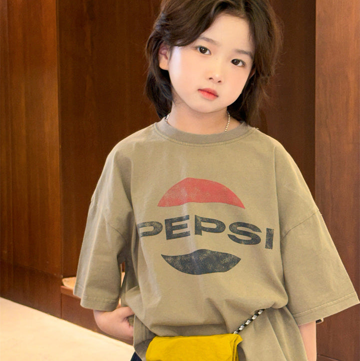 【90-150】フロントデザインTシャツ
