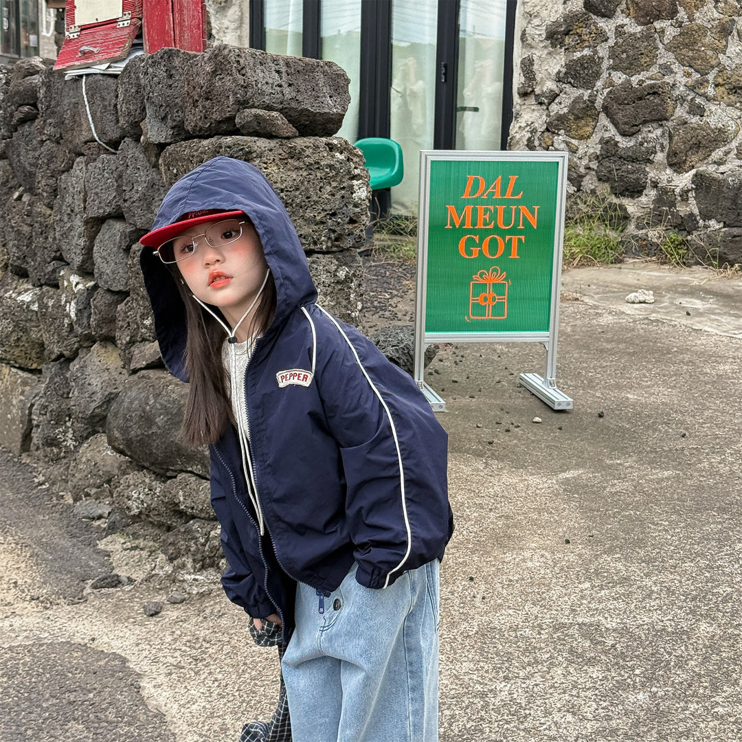 【80-130】ワンポイントウィンドブレーカー