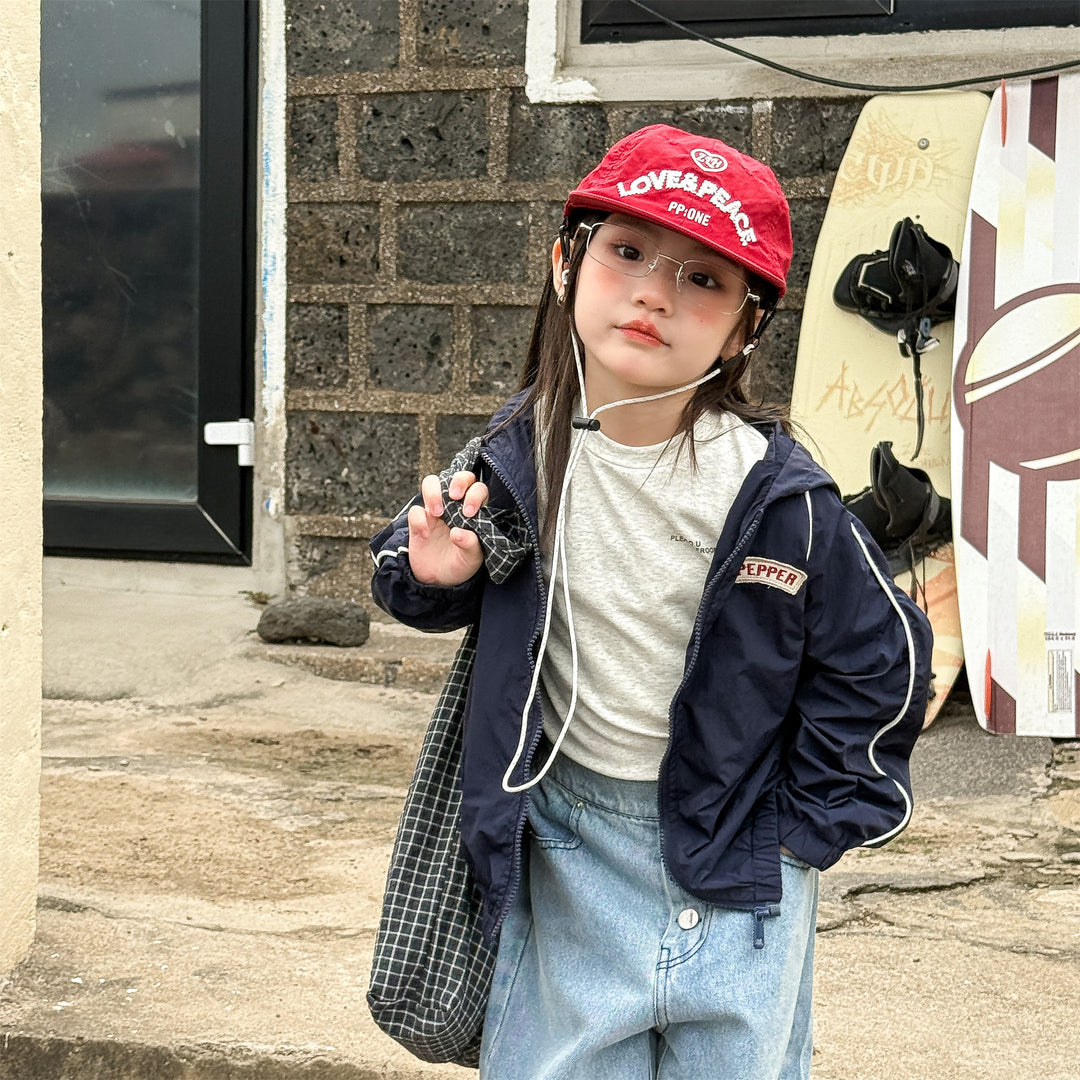 【80-130】ワンポイントウィンドブレーカー