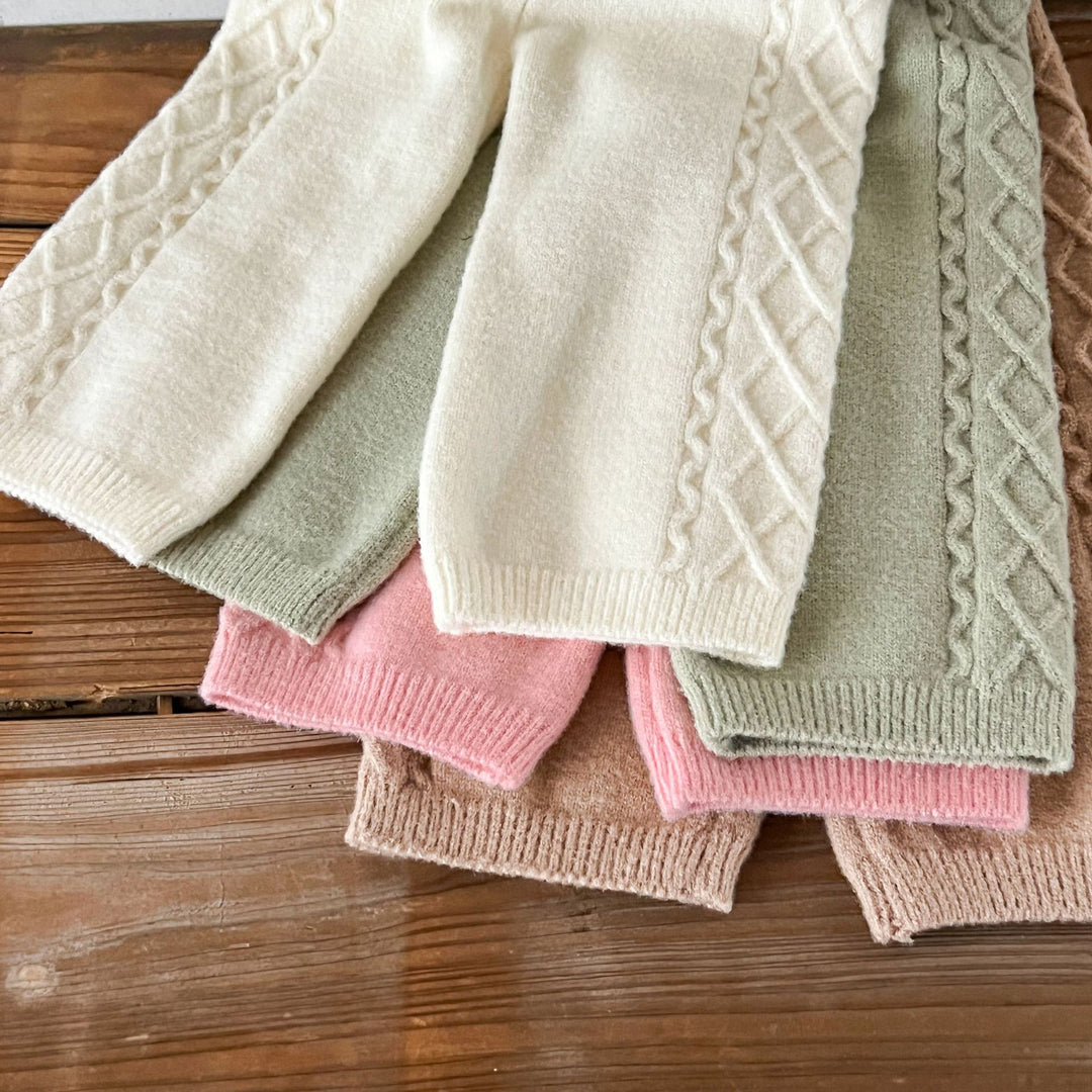 【73-110】アーガイル編みニットセットアップ