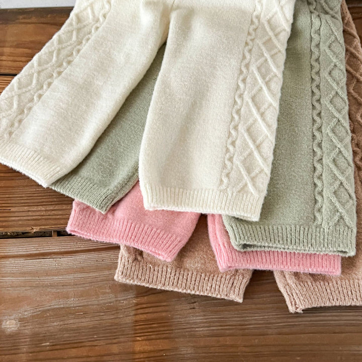 【73-110】アーガイル編みニットセットアップ