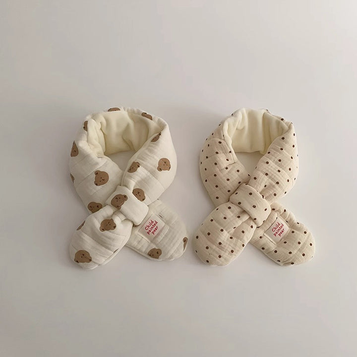 【1Y-6Y】パターンプリントループ付きマフラー