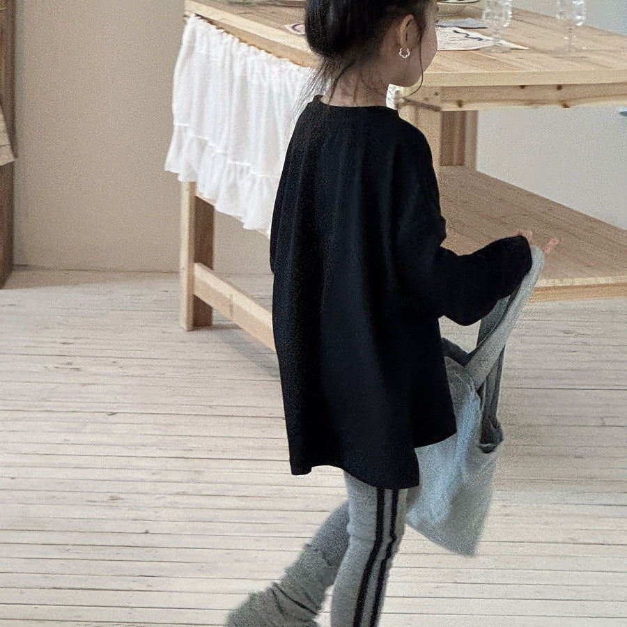 【90-150】サイドラインスリムパンツ