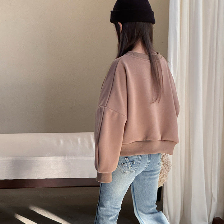 【90-150】フロントプリントトレーナー