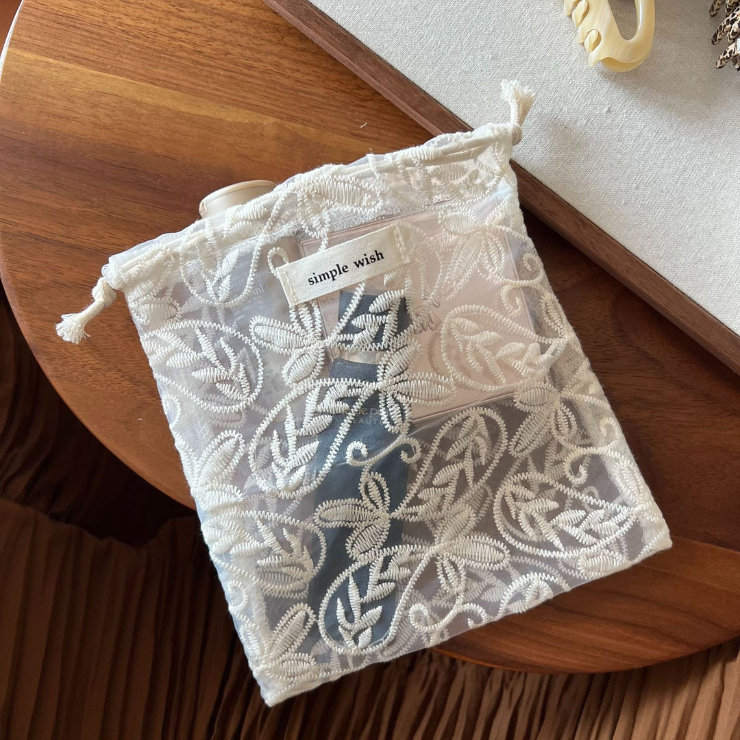 刺繍デザインポーチ