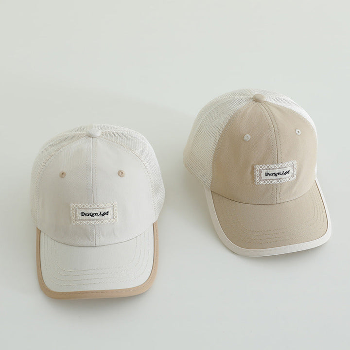 【49-54cm】フロントワッペンメッシュキャップ