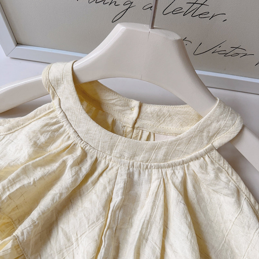 【90-140】フリルデザインホルターネックセットアップ