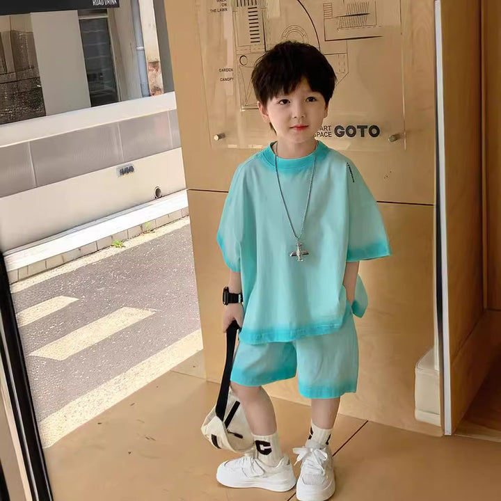 【110-150】リラックス半袖セットアップ