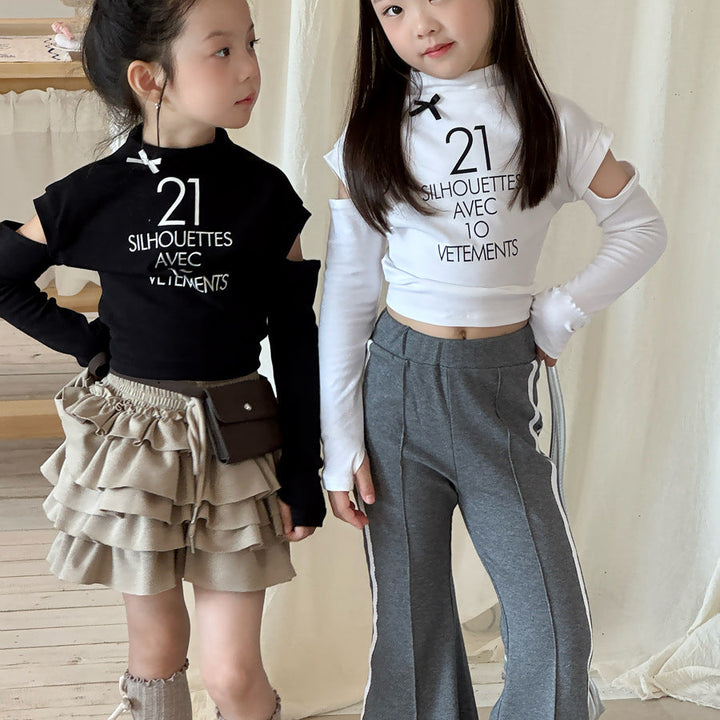 【90-150】サイドラインフレアパンツ