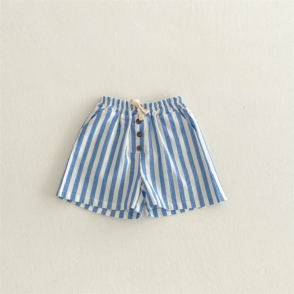 【73-120】総柄ショートパンツ