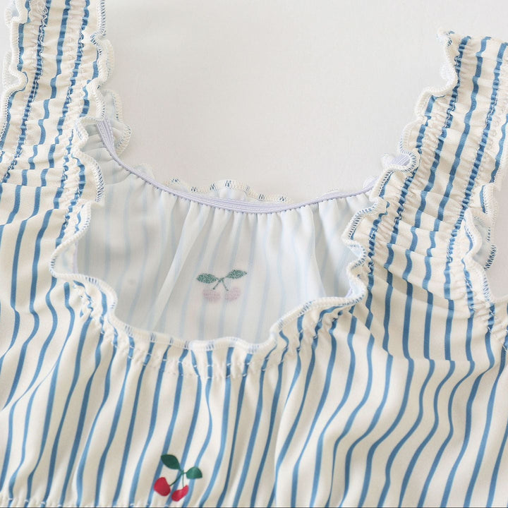 【90-140】シャーリングデザインセパレートスイムウェア