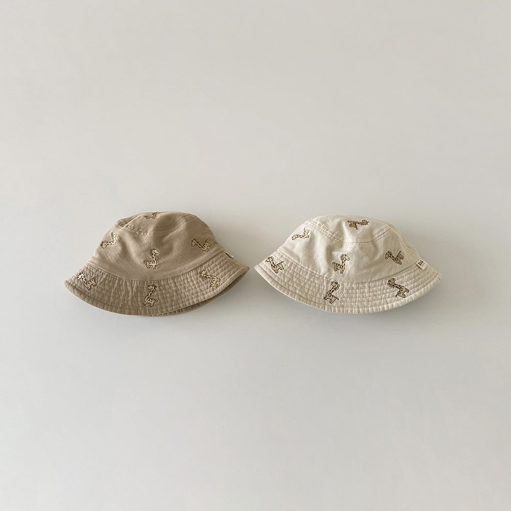 【46-50cm】キリン柄ハット