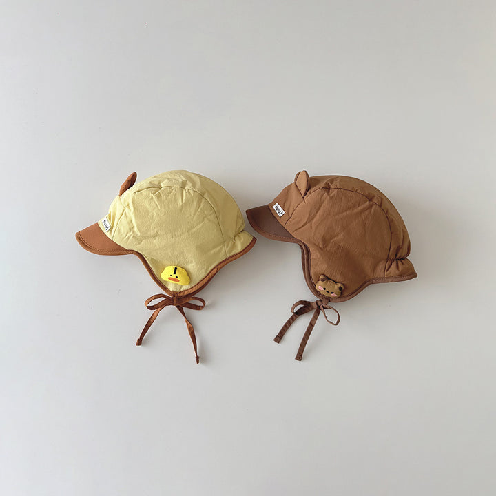 【46-50cm】アニマルあったか耳あて帽子