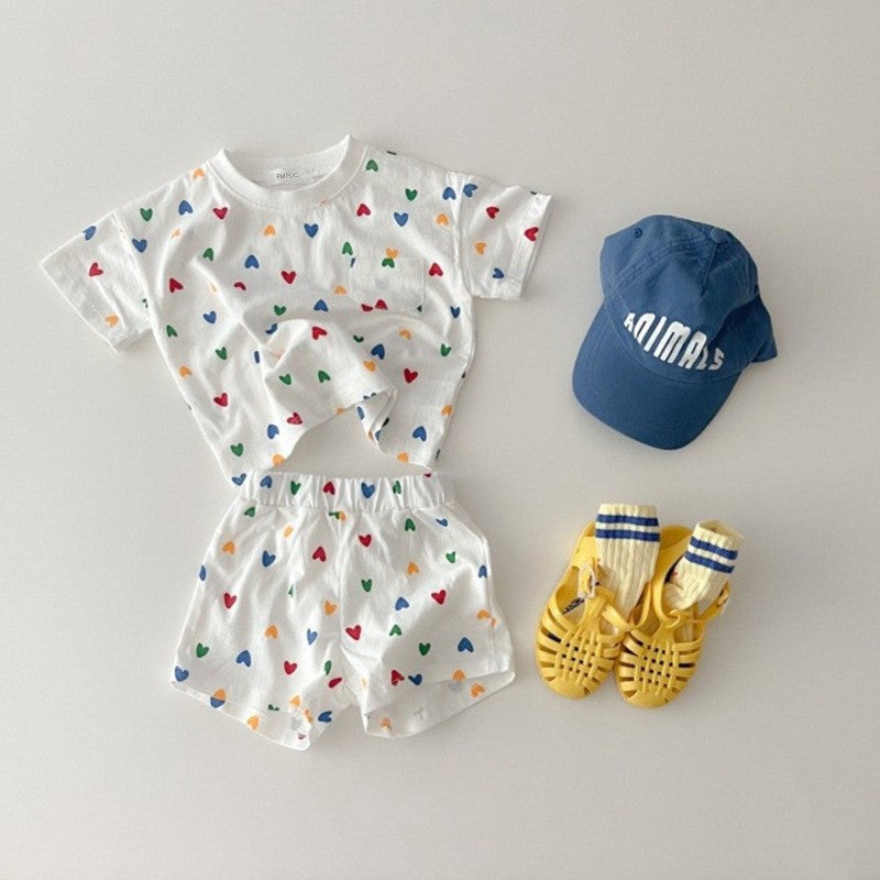【baby＆kids】総柄セットアップ