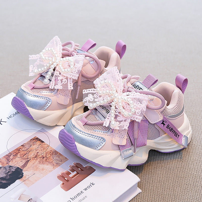 【17.0-21.5】トリプルリボンスニーカー