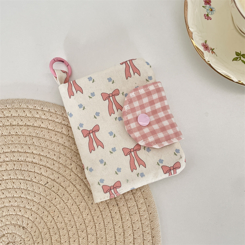 パターンプリント多機能ポーチ