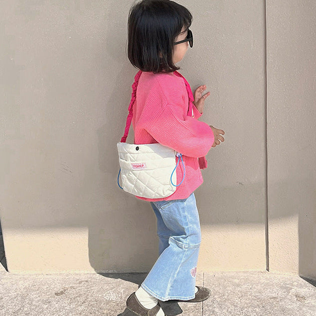 カラフルショルダーキルティングバッグ