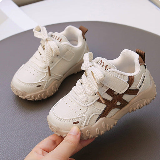 【13.5-18.5】ラインデザインカジュアルスニーカー