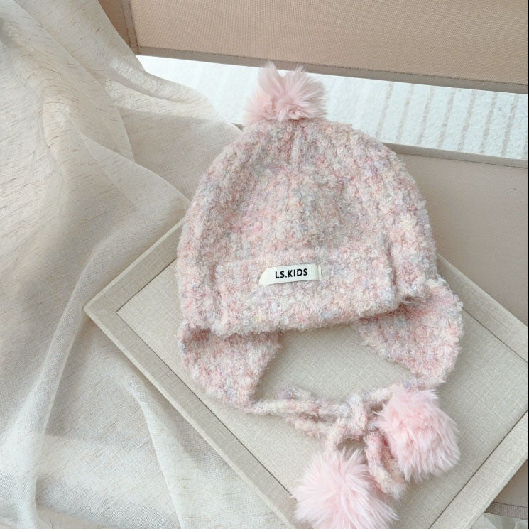 耳あて付きニット帽