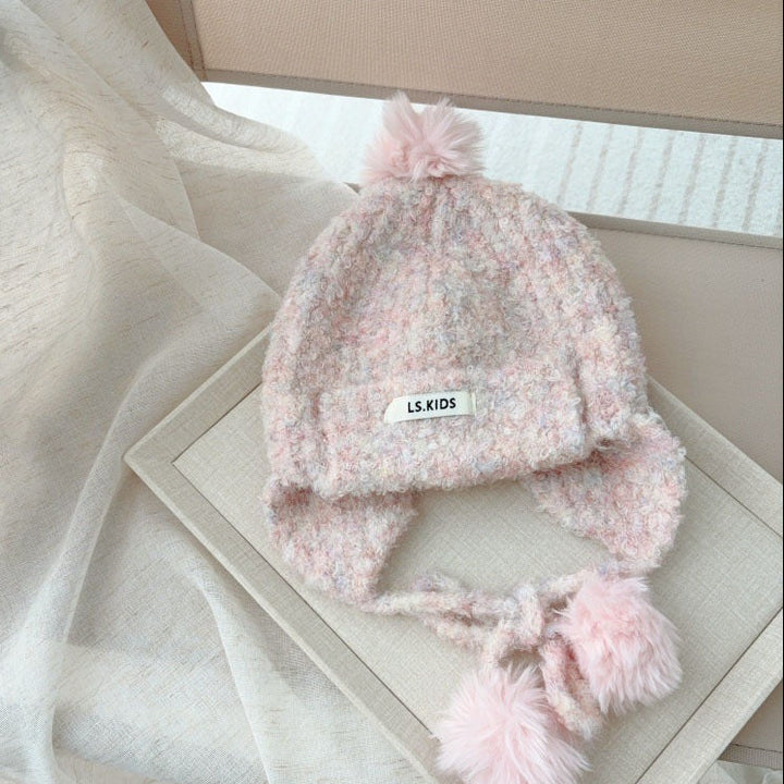 耳あて付きニット帽