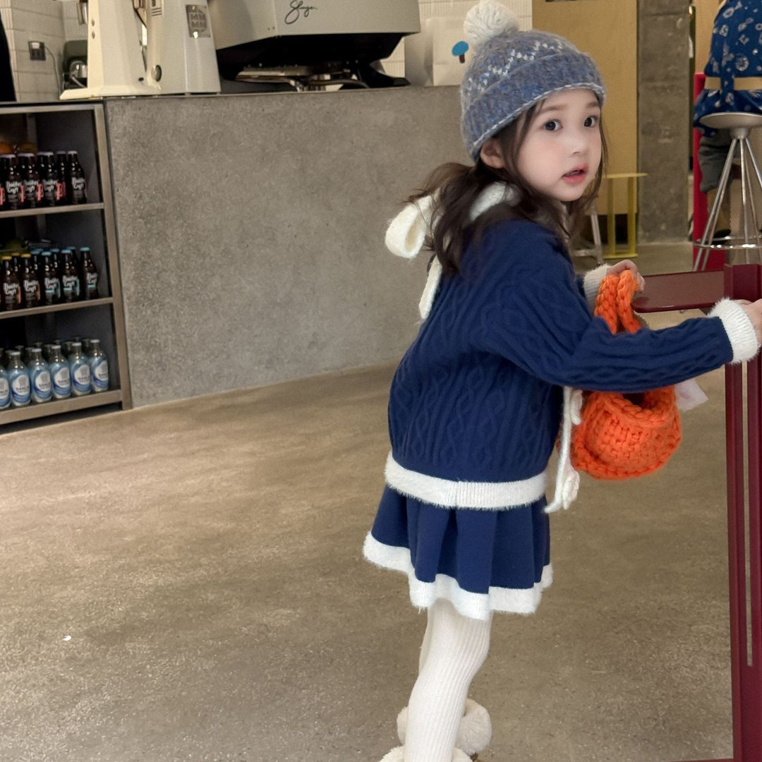 【90-140】ラインデザインニットセットアップ