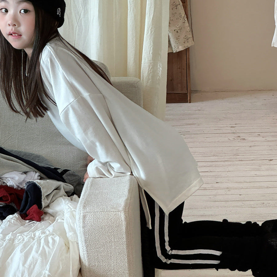 【90-150】サイドラインスリムパンツ