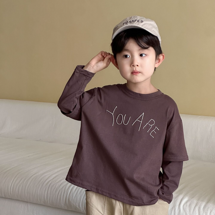 【80-150】YOU AREロングTシャツ