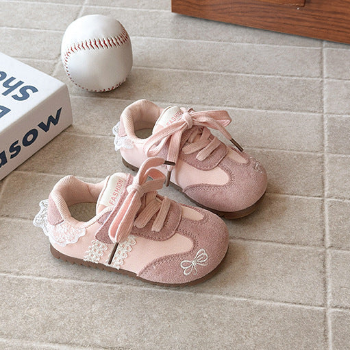 【13.5-20.0】レースデザインスニーカー